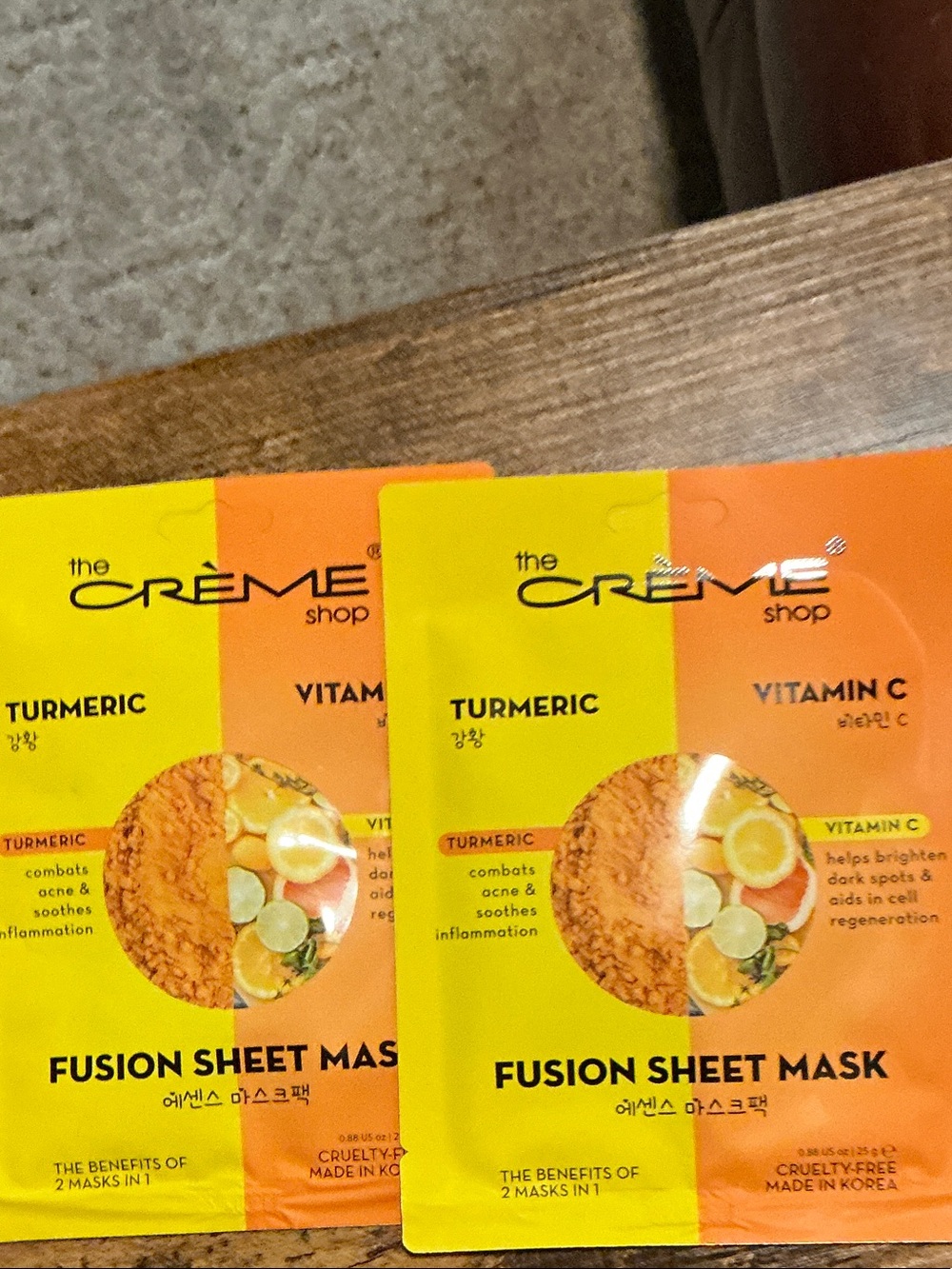 The Creme Shop Turmeric Fusion Sheet Mask - Yellow/Orange